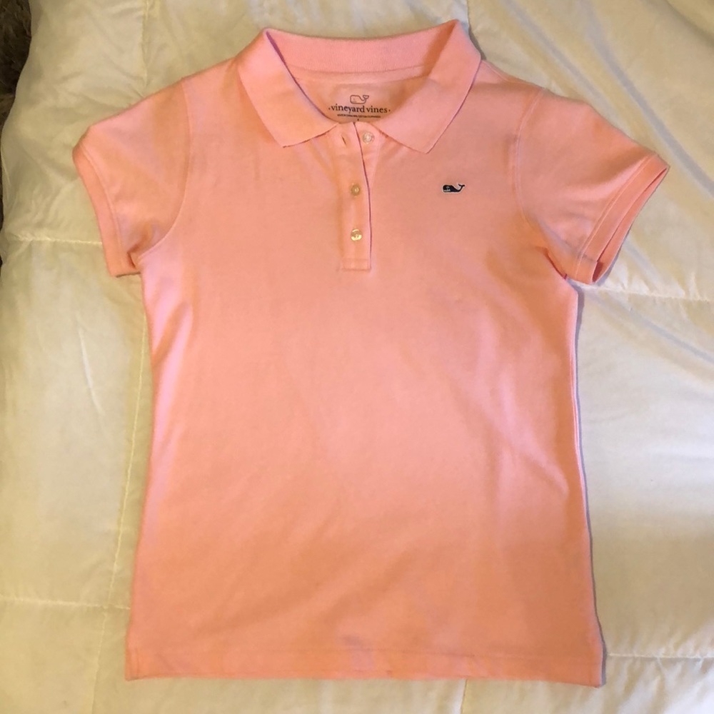 Pink Kids Large Vineyard Vines Polo